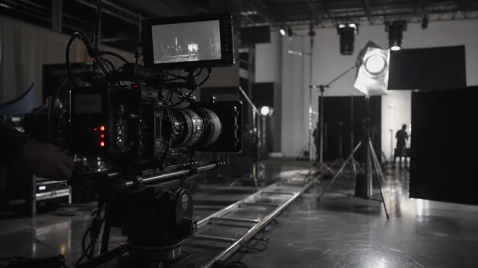 Film production environment representing creative leadership